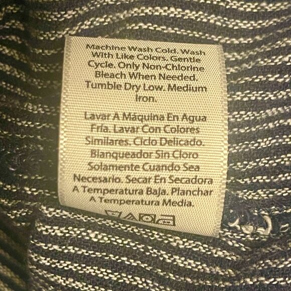 Time and Tru Drawstring Pants Womens Blue & Gray Stripe Size XXXL 22 - Picture 10 of 10